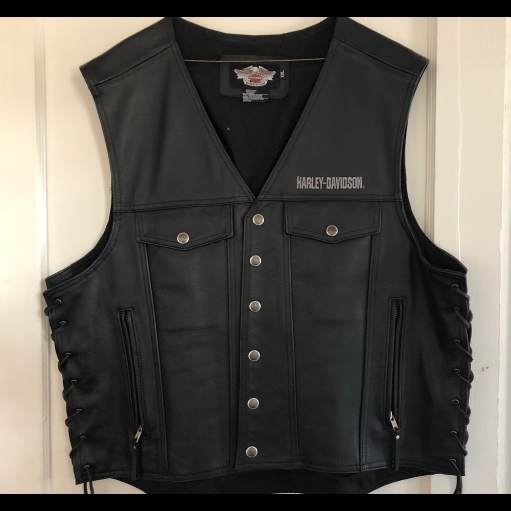 Harley Davison Leather Vest
